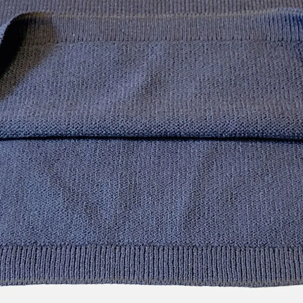 St. John Evening Blue/Gray Knit Pencil Skirt Size 10